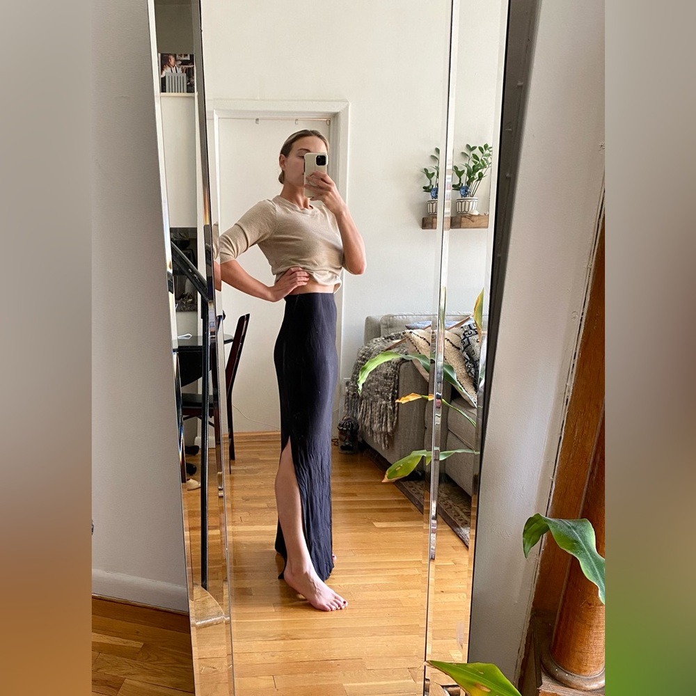 Long black Michael Kors skirt